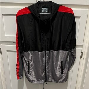 Men's Black and Gray Jacket